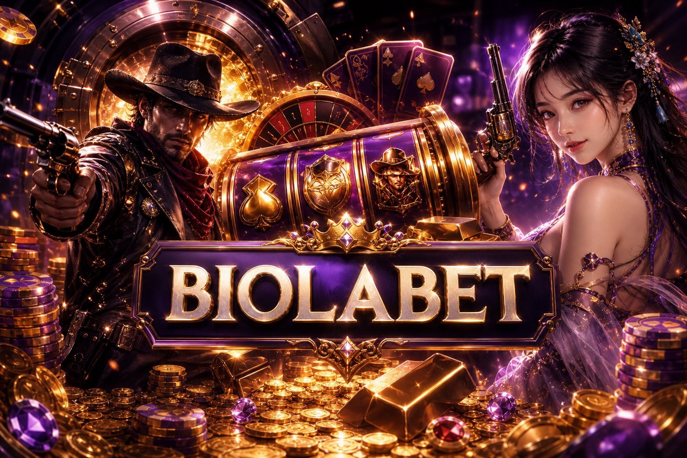 Tampilan dalam aplikasi BIOLABET memperlihatkan daftar permainan dan menu klaim bonus harian